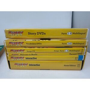 BBC‎ Muzzy Level 1 Multilingual Language Learning Set DVDs CD Book Early Adv